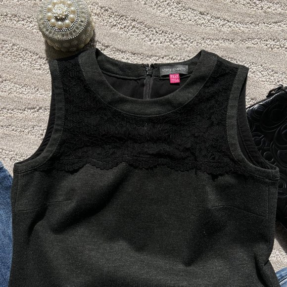 Vince Camuto Sleeveless Lace Top - Picture 3 of 9